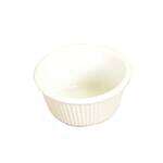 Thunder Group ML531B1 3 Oz 3.12 Inch Fluted Melamine Round Bone Ramekin, DZ