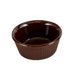 Thunder Group ML532C1 4 Oz 3.38 Inch Fluted Melamine Round Chocolate Ramekin, DZ