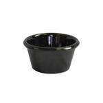 Thunder Group ML536BL1 2.5 Oz 2.8 Inch Smooth Melamine Round Black Ramekin, DZ