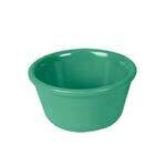 ML536GR1 2.5 Oz 2.8 Inch Smooth Melamine Round Green Ramekin, DZ