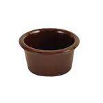 Thunder Group ML537C1 3 Oz 3.12 Inch Smooth Melamine Round Chocolate Ramekin, DZ