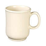 Thunder Group ML901T 8 Oz 3 Inch Western Nustone Tan Melamine Round Beige Bulbous Mug, DZ