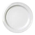 NS105W 5.5 Inch Western Nustone White Melamine Round Plate, DZ