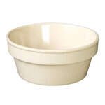 Thunder Group NS503T 4 Oz 3.25 Inch Western Nustone Tan Melamine Round Beige Sauce Cup / Ramekin, DZ