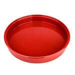 Thunder Group NS608R 8.25 Inch Western Nustone Red Melamine Round Tortilla Server with Lid, DZ