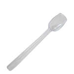 PLВЅ010CL, 10-Inch Polycarbonate Solid Buffet Spoon, Clear, 12/Pack
