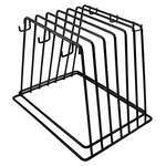 Thunder Group PLCBR006, 12x9 1/4x10 1/4-Inch Rack with Hooks for 6 Cutting Boards