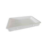 Thunder Group PLDB182603PP, 18x26x3-Inch Pizza Dough Box, Polypropylene, White