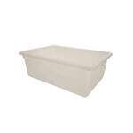 Thunder Group PLFB182609PP, 18x26-Inch, 13 Gal Polypropylene Food Storage Box, White