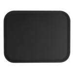PLFT1418BK, 14x18-Inch Fiberglass Rectangular Tray, Black