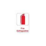 Thunder Group PLIS6913RK, 6x9-inch 'Fire Extinguisher' Information Sign