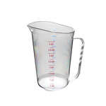 Thunder Group PLMC128CL, 4-Quart Polycarbonate Measuring Cup with Handle, Capacity Marking Cups-Ounces, Clear