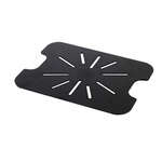 Thunder Group PLPA7120DSBK, Half Size Polycarbonate Drain Shelf, Black