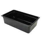 PLPA8006BK, Full-Size 6-Inch Deep Black Polycarbonate Food Pan