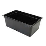 Thunder Group PLPA8008BK, Full Size 8-Inch Deep Black Polycarbonate Food Pan