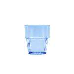 Thunder Group PLPCTB108BL 8 Oz Diamond Polycarbonate Blue Rock Glasses, DZ