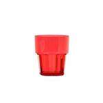 Thunder Group PLPCTB108RD 8 Oz Diamond Polycarbonate Red Rock Glasses, DZ