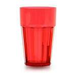 Thunder Group PLPCTB124RD, 24 oz Polycarbonate Diamond Tumbler, Red, 12/CS