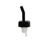 Thunder Group PLPR700BK, Plastic Black Flow Liquor Pourer With Collar, DZ