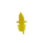 Thunder Group PLPR900YW, Plastic Yellow Free Flow Liquor Pourer, DZ