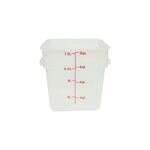 Thunder Group PLSFT008TL, 8-Quart Plastic Square Food Storage Containers, Translucent