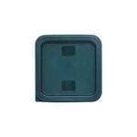 Thunder Group PLSFT0204C, Plastic Square Lid For 2,4-Quart Container, Green