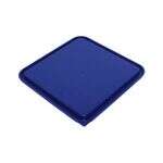 Thunder Group PLSFT121822C, Plastic Square Lid For 12,18,22-Quart Containers, Blue