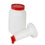 PLSNP02R, 2-Quart Plastic Storer And Pour, Red