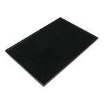 Thunder Group PLSVM1218BL, 12x18-Inch Plastic Bar Servicing Mat, Black
