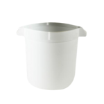 Thunder Group PLTC010W, 10 Gal Plastic Trash Can w/o Lid, White