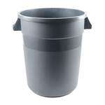 Thunder Group PLTC020G, 20 Gal Plastic Trash Can, Gray