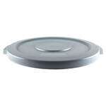 PLTC020GL, Plastic Lid For 20 Gal Trash Can, Gray