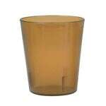 Thunder Group PLTHTB005A, 5 oz Amber Plastic Tumbler, 12/CS