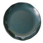 RF1020B 20 Inch Western Black Pearl Round Melamine Black Dinner Plate, EA