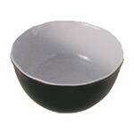 Thunder Group RF5112BW 176 Oz 11 1/4 Inch Western Black Pearl Melamine Two Tone Black Large Serving Bowl, EA