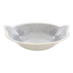 Thunder Group SD5613H 96 Oz (3 Qt) 13 1/2 x 3 1/4 Inch Deep Western Graham Gray Melamine Round Bowl, EA