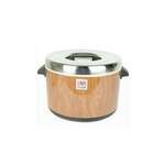 Thunder Group SEJ71000, 40 Cups Insulated Sushi Rice Pot, Stainless Steel Interior & Lid with Polypropylene Handle, NSF