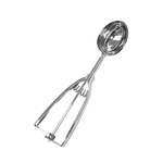 SLDAOVAL, 1.5-Ounce Stainless Steel Oval Food Disher, Squeeze Handle