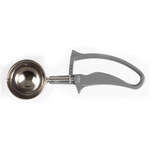 SLDS208G, 4-Ounce Stainless Steel Ice-Cream Disher, Size 8, Coated Handle, Gray