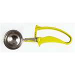 SLDS220G, 1.6-Ounce Stainless Steel Ice-Cream Disher, Size 20, Coated Handle, Yellow