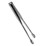 Thunder Group SLGB026, 9-7/8-Inch 1-Piece Stainless Steel Flat Grip Bean Tong