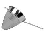 Thunder Group SLKCP210, 10-Inch Single Fine Mesh Bouillon Reinforced Strainer, Stainless Steel