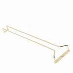Thunder Group SLKGH024, 24-Inch Wire Glass Hanger, Brass Plated