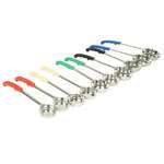 Thunder Group SLLD106PA, 6-Ounce Stainless Steel Perforated Portioner with Plastic Handle, Black