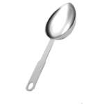 SLMS013V, Stainless Steel Heavy Duty Oval Measuring Scoop, 1/8 Cup