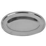Thunder Group SLOP020, 20-Inch Stainless Steel Mirror Finish Oval Serving Platter