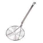 Thunder Group SLSKS007, 7-Inch Nickel Plated Steel Spiral Wire Skimmer