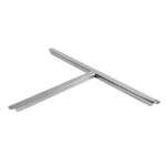 Thunder Group SLTHAB012D, 12-Inch Stainless Steel Adaptor Bar