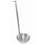 Thunder Group SLTL011, 24-Ounce Two Piece Stainless Steel Ladle, Hooked Handle