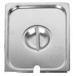 Thunder Group STPA7120CS, Half Size Slotted Cover for Steam Pan, Stainless Steel, Rectangular